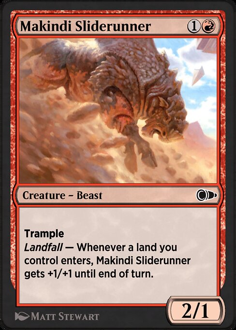 Makindi Sliderunner highlighted card art