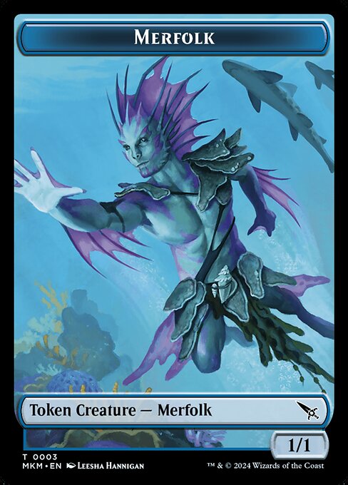Merfolk highlighted card art