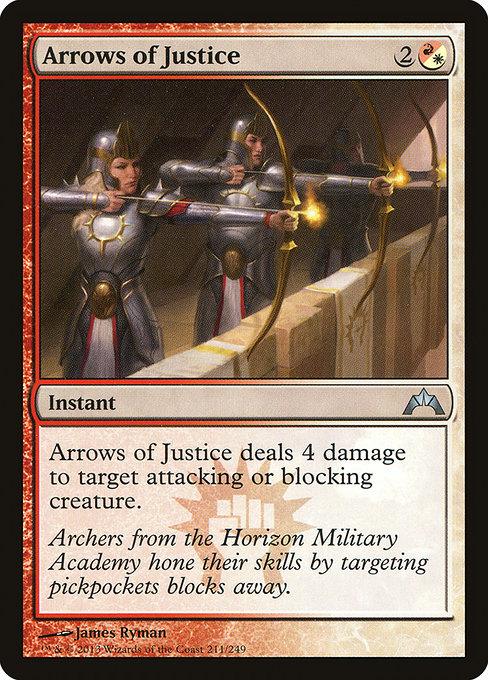 Arrows of Justice highlighted card art