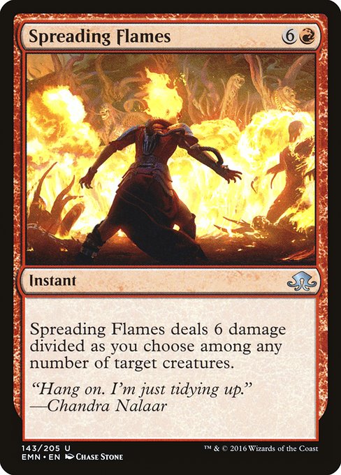 Spreading Flames highlighted card art