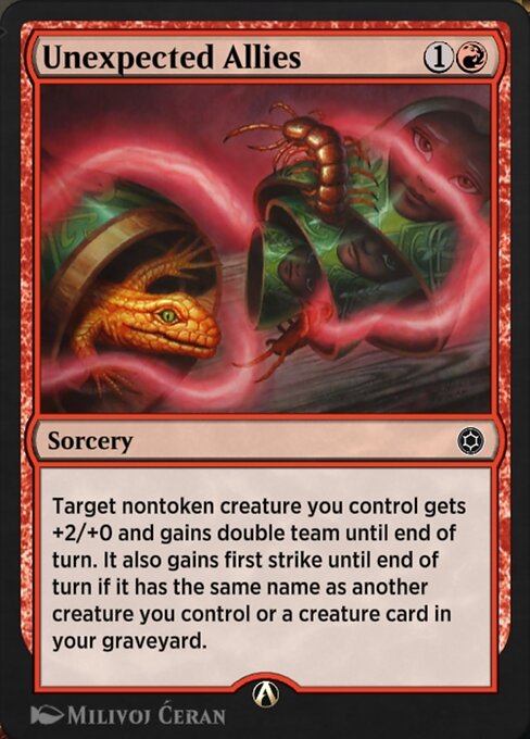 Unexpected Allies highlighted card art