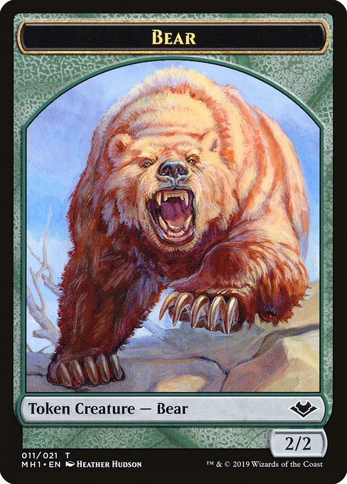 Bear from Modern Horizons Tokens