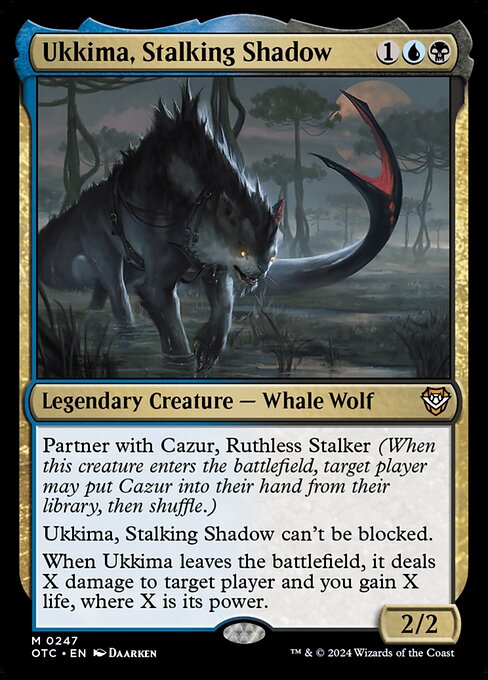 Ukkima, Stalking Shadow highlighted card art