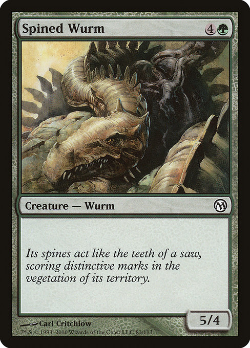 Spined Wurm from Duels of the Planeswalkers