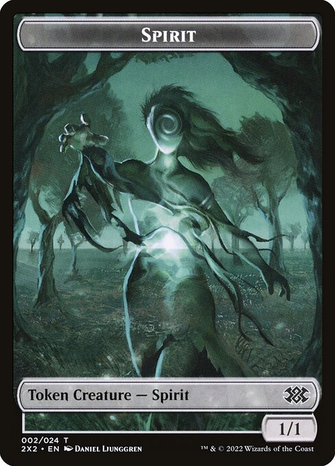 Spirit from Double Masters 2022 Tokens