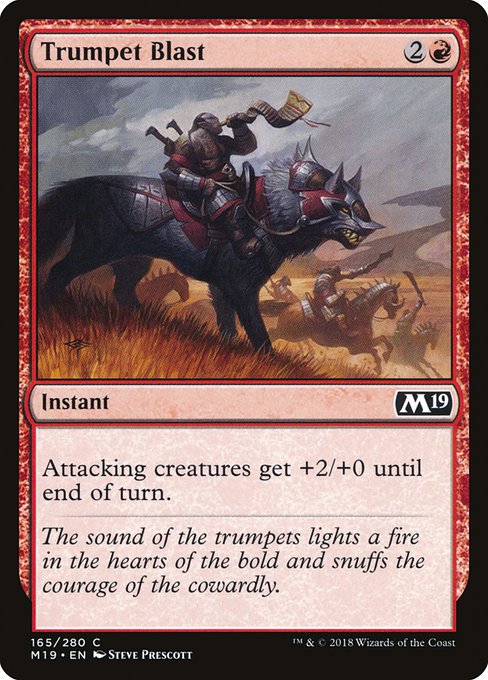 Trumpet Blast highlighted card art