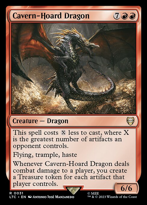 Cavern-Hoard Dragon from Tales of Middle-earth Commander