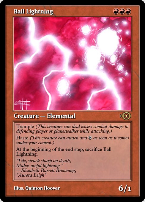 Ball Lightning from Magic Online Promos