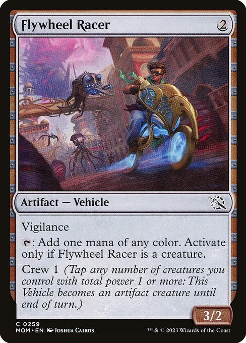 Flywheel Racer highlighted card art
