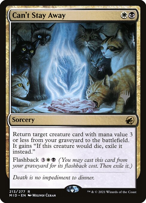 Can't Stay Away from Innistrad: Midnight Hunt Promos