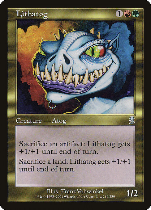 Lithatog highlighted card art