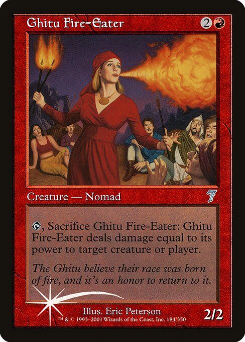 Ghitu Fire-Eater from Seventh Edition