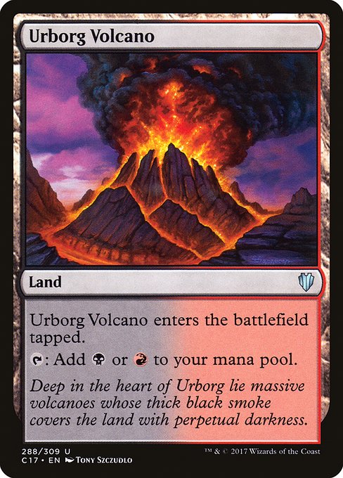 Urborg Volcano from Commander 2017