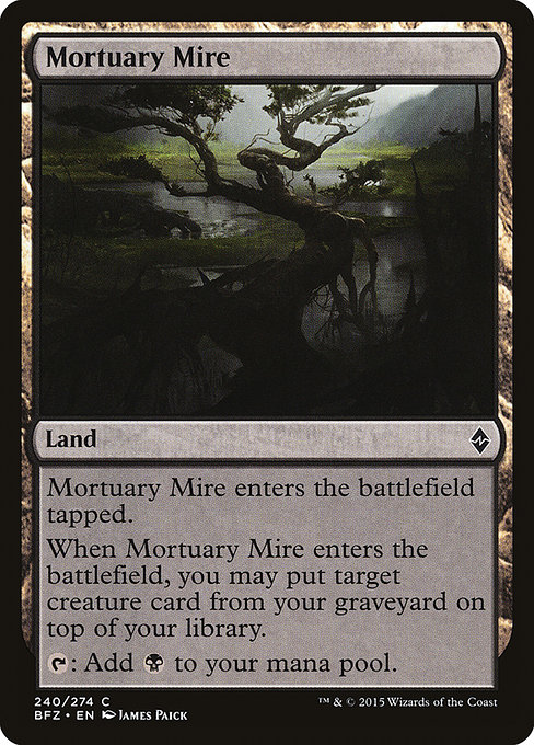 Mortuary Mire from Battle for Zendikar