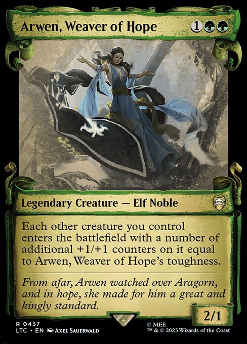 Arwen, Weaver of Hope highlighted card art