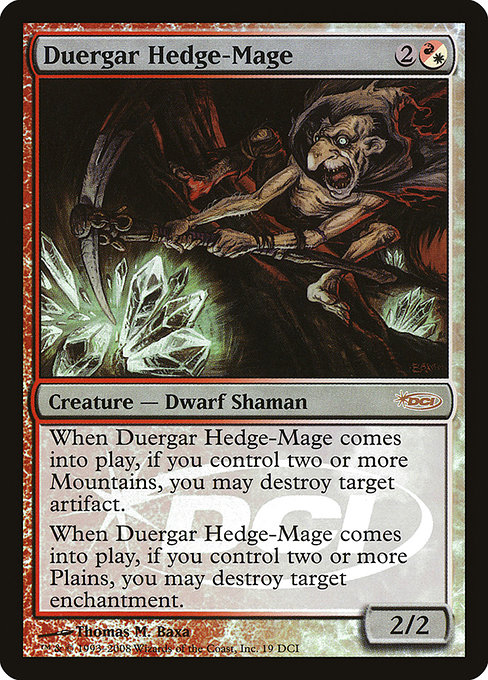 Duergar Hedge-Mage from DCI Promos