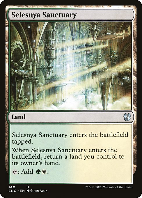 Selesnya Sanctuary from Zendikar Rising Commander