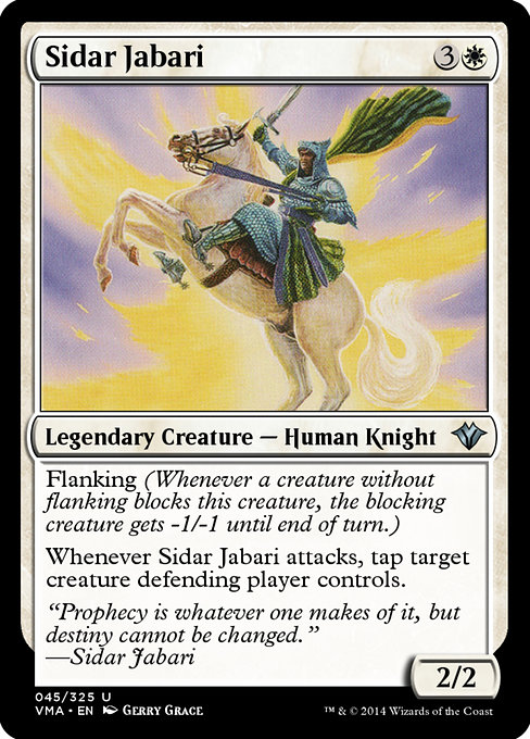 Sidar Jabari highlighted card art