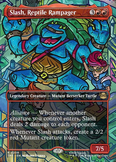 Slash, Reptile Rampager from Teenage Mutant Ninja Turtles