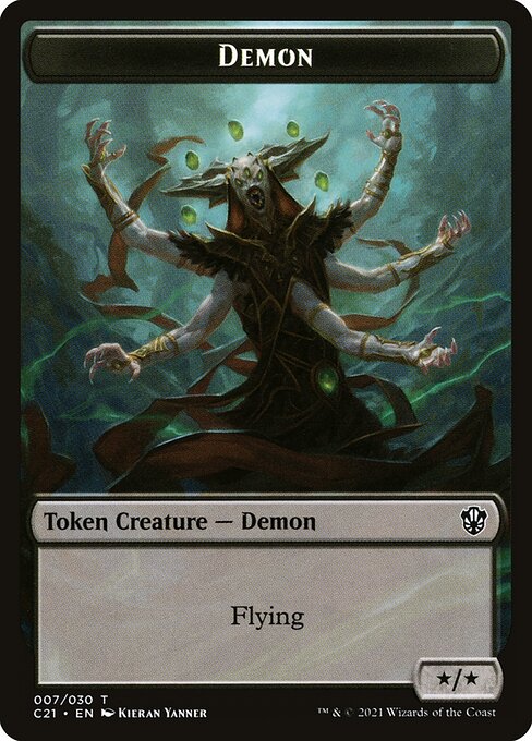 Demon from Commander 2021 Tokens