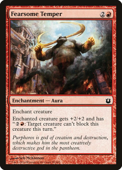 Fearsome Temper highlighted card art