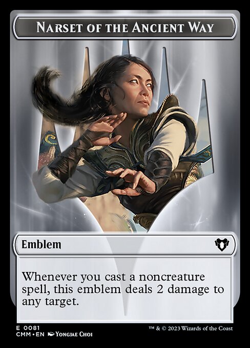 Narset of the Ancient Way Emblem highlighted card art