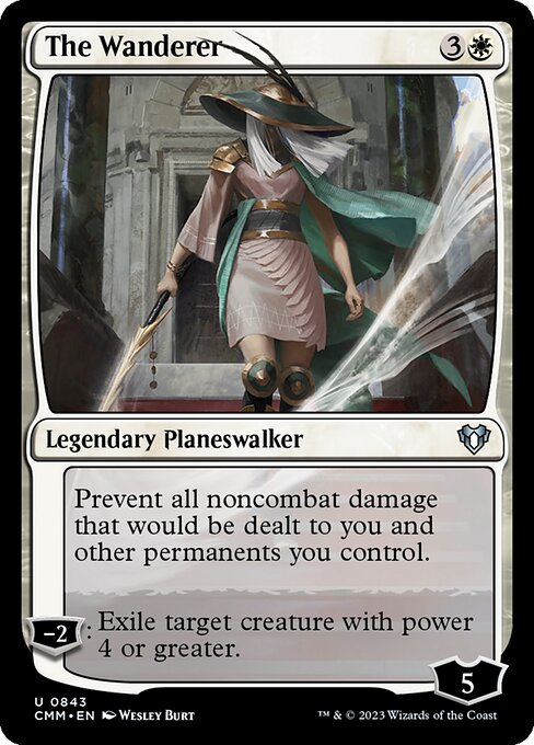The Wanderer highlighted card art