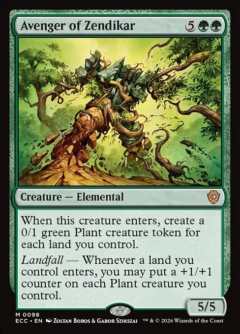 Avenger of Zendikar highlighted card art