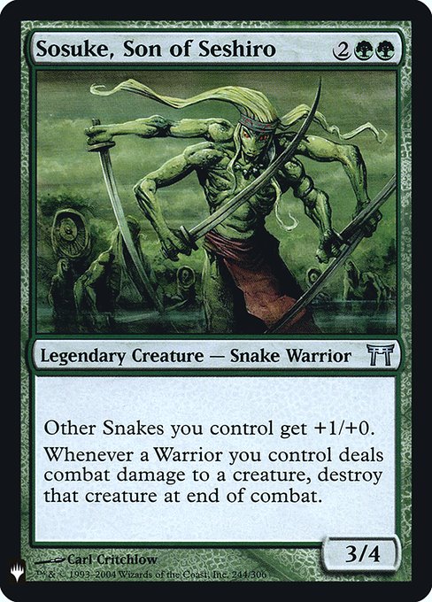Sosuke, Son of Seshiro highlighted card art