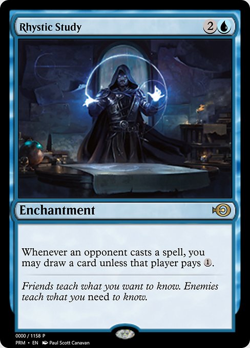 Rhystic Study from Magic Online Promos