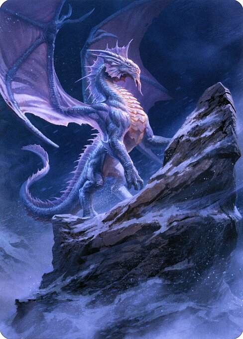 Ancient Silver Dragon // Ancient Silver Dragon from Battle for Baldur's Gate Art Series