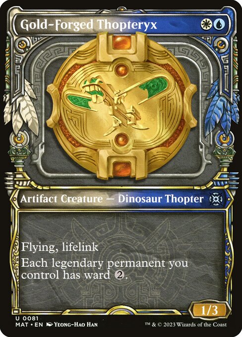 Gold-Forged Thopteryx from March of the Machine: The Aftermath