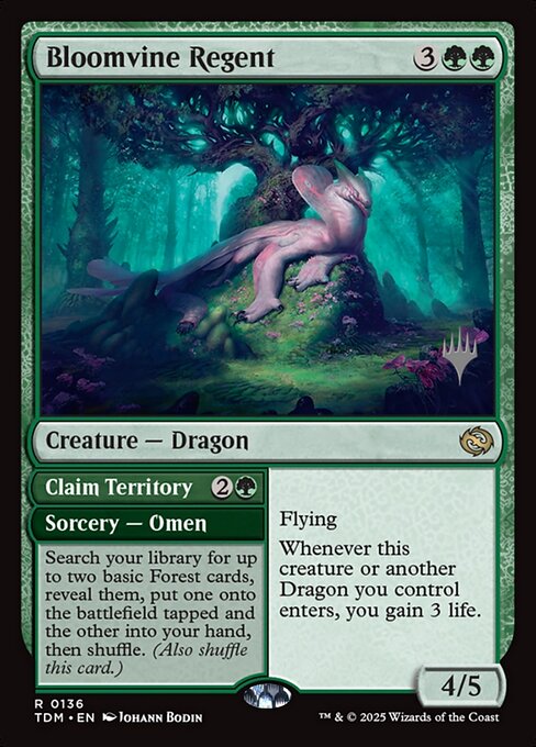 Bloomvine Regent // Claim Territory from Tarkir: Dragonstorm Promos