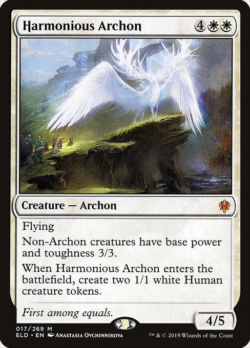 Harmonious Archon from Throne of Eldraine