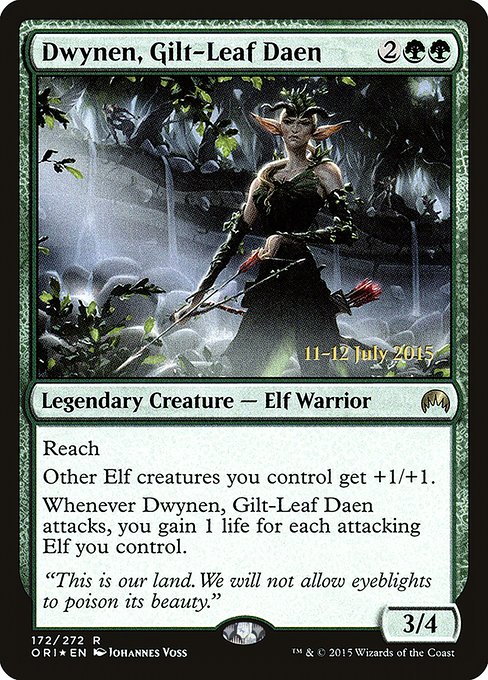 Dwynen, Gilt-Leaf Daen from Magic Origins Promos