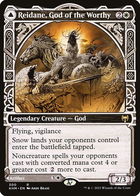 Reidane, God of the Worthy // Valkmira, Protector's Shield from Kaldheim