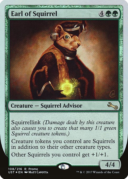 Earl of Squirrel from Unstable Promos