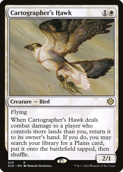 Cartographer's Hawk from Starter Commander Decks