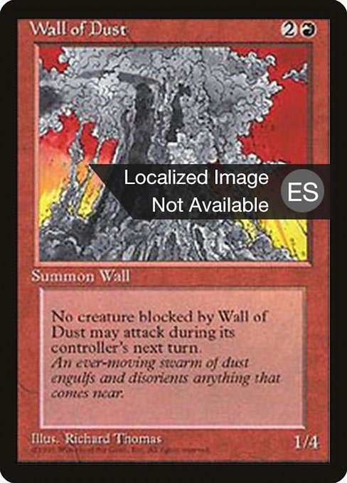 Wall of Dust from Fourth Edition Foreign Black Border
