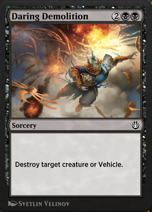 Daring Demolition highlighted card art