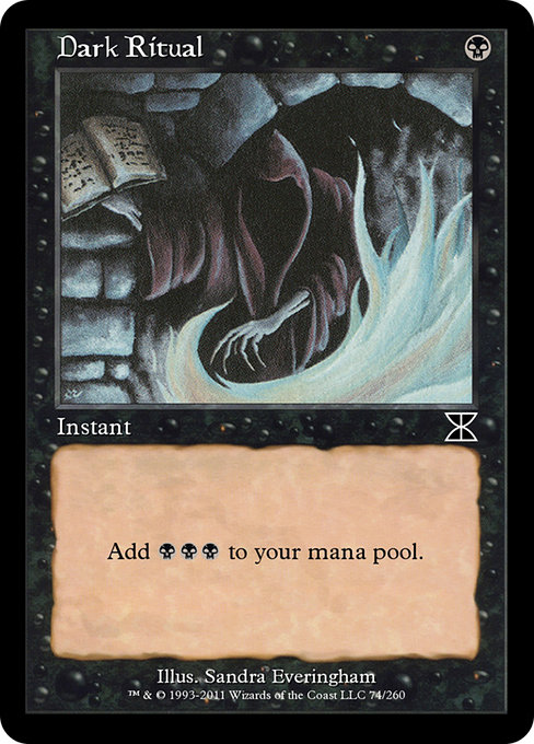 Dark Ritual from Masters Edition IV