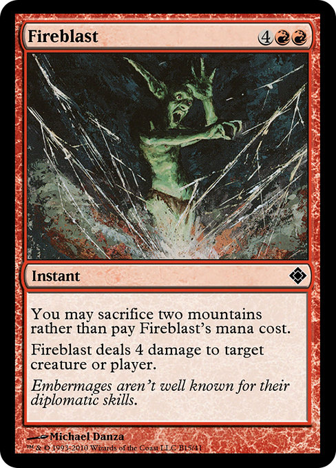 Fireblast from Magic Online Theme Decks