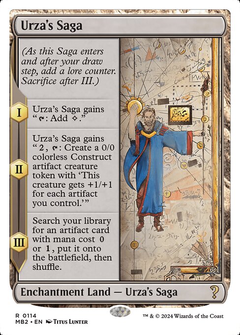 Urza's Saga from Mystery Booster 2