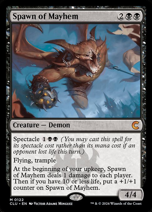 Spawn of Mayhem highlighted card art