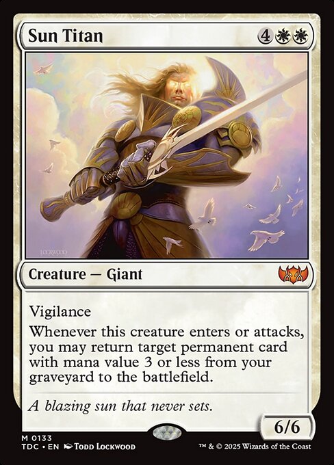 Sun Titan from Tarkir: Dragonstorm Commander