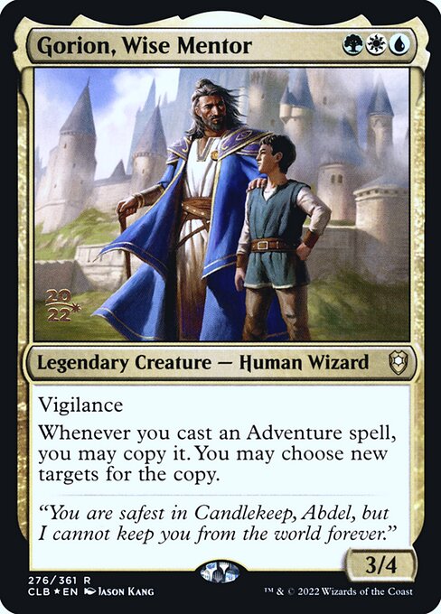 Gorion, Wise Mentor from Battle for Baldur's Gate Promos