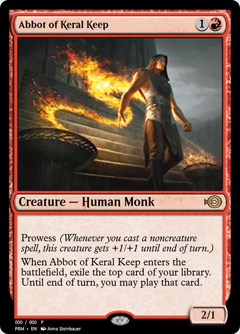 Abbot of Keral Keep from Magic Online Promos