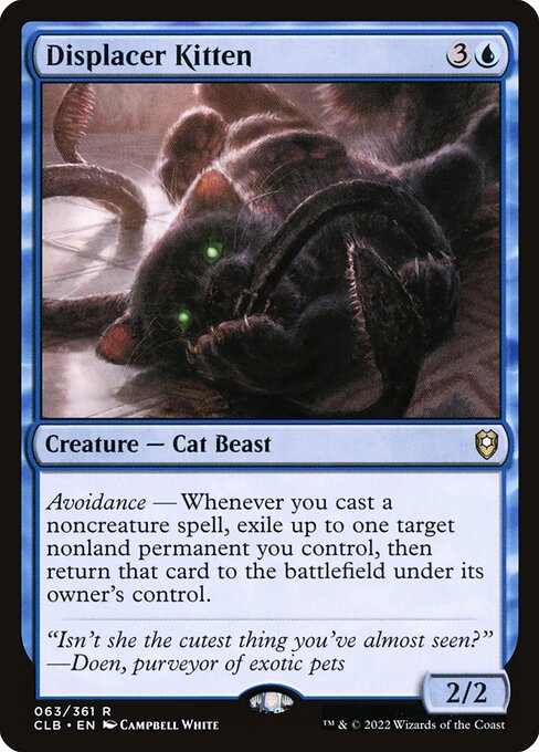 Displacer Kitten from Commander Legends: Battle for Baldur's Gate