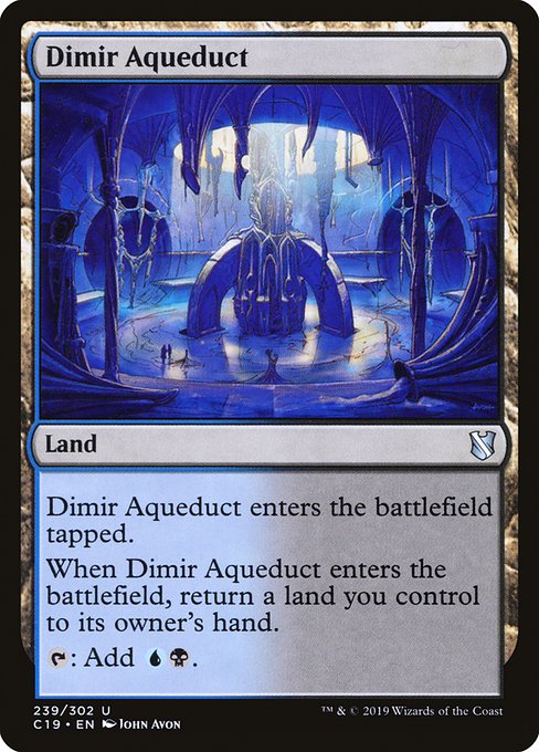 Dimir Aqueduct from Commander 2019