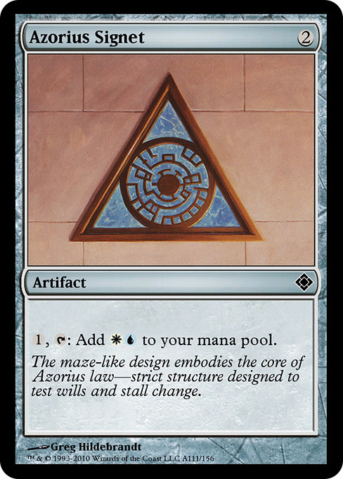 Azorius Signet from Magic Online Theme Decks